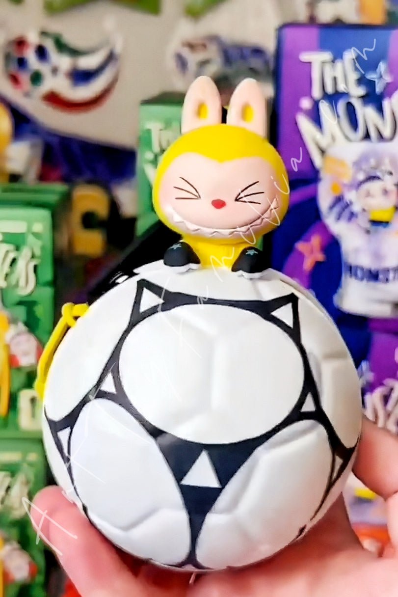 Popmart The Monsters Labubu × FIFA Series Football-shaped Mini Bag Final Whistle