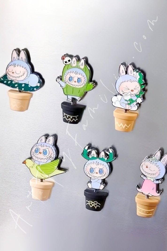 POP MART - The Monsters Labubu Fall in Wild Series Badge - 春天野在家系列徽章 6 Confirmed Figures(opened box sealed bag) - 6个确认款