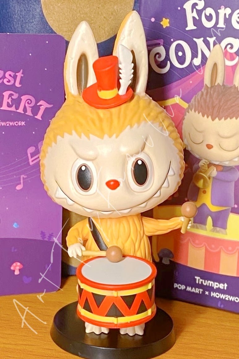 POP MART - The Monsters Labubu Forest Concert Series - 森林音乐会系列 Military Drum - 军鼓