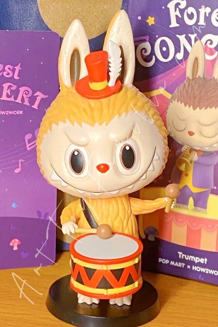 POP MART - The Monsters Labubu Forest Concert Series - 森林音乐会系列 Military Drum - 军鼓