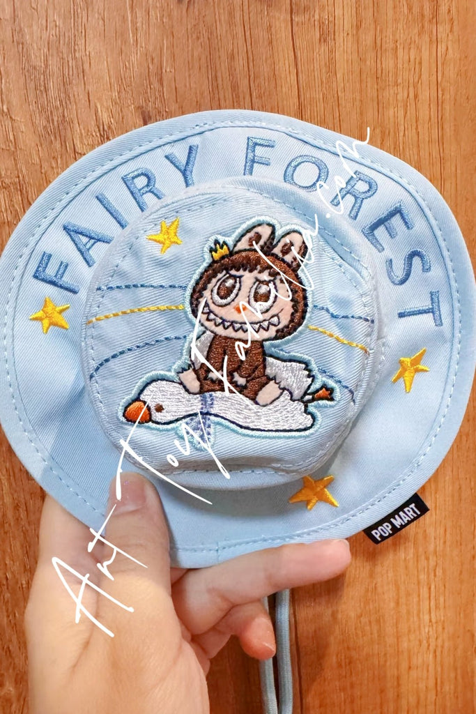 The Monsters Labubu Forest Fairy Tale Series Bucket Hat Mini Bag