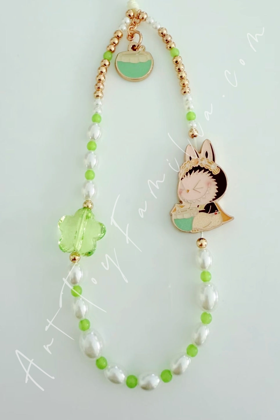 Popmart The Monsters Labubu Good Luck To You Series Phone Charm Coconut Break