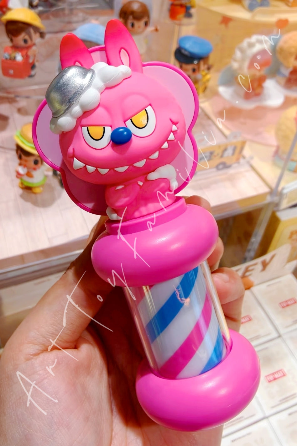 Popmart The Monsters Labubu Hair Salon Series Glowing Fridge Magnet Beauty Specialist