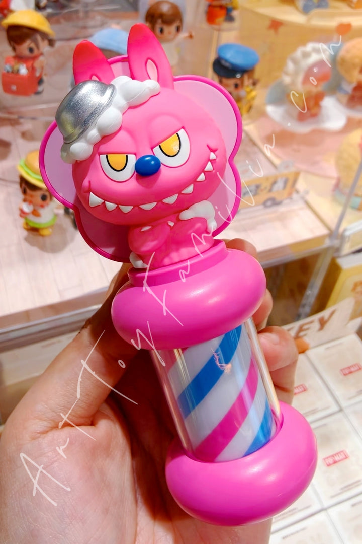 Popmart The Monsters Labubu Hair Salon Series Glowing Fridge Magnet Beauty Specialist