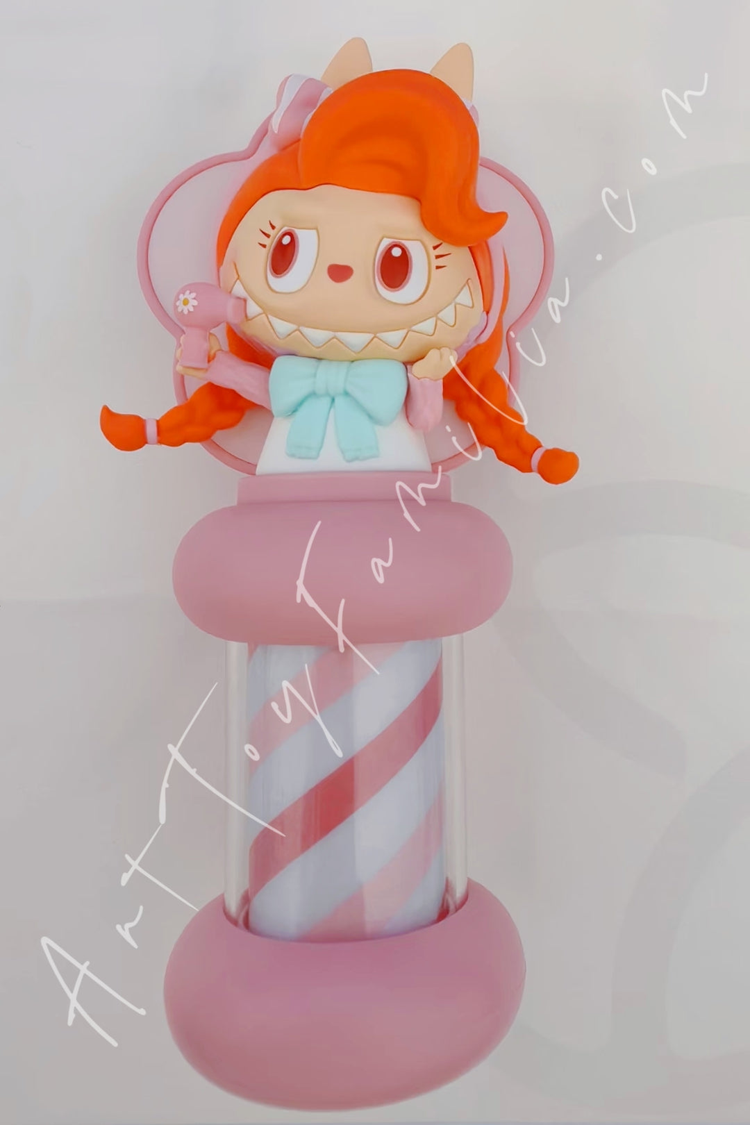Popmart The Monsters Labubu Hair Salon Series Glowing Fridge Magnet Mokoko's Style (Secret)