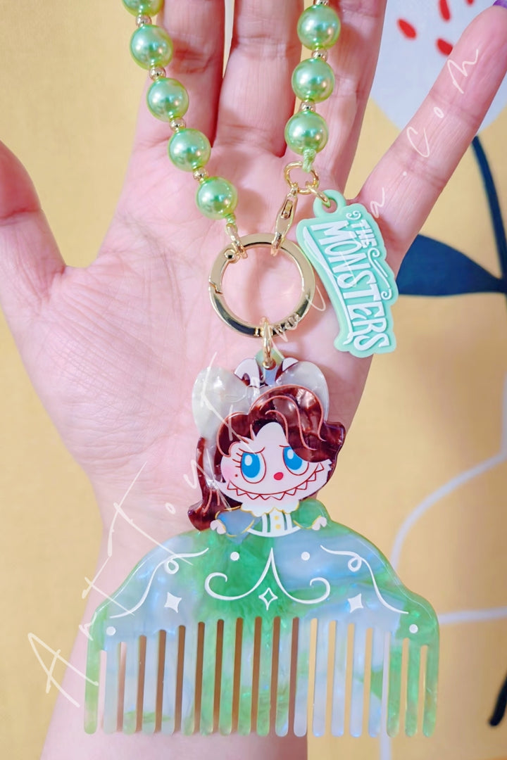 Popmart The Monsters Labubu Hair Salon Series Pendant Flip Ends