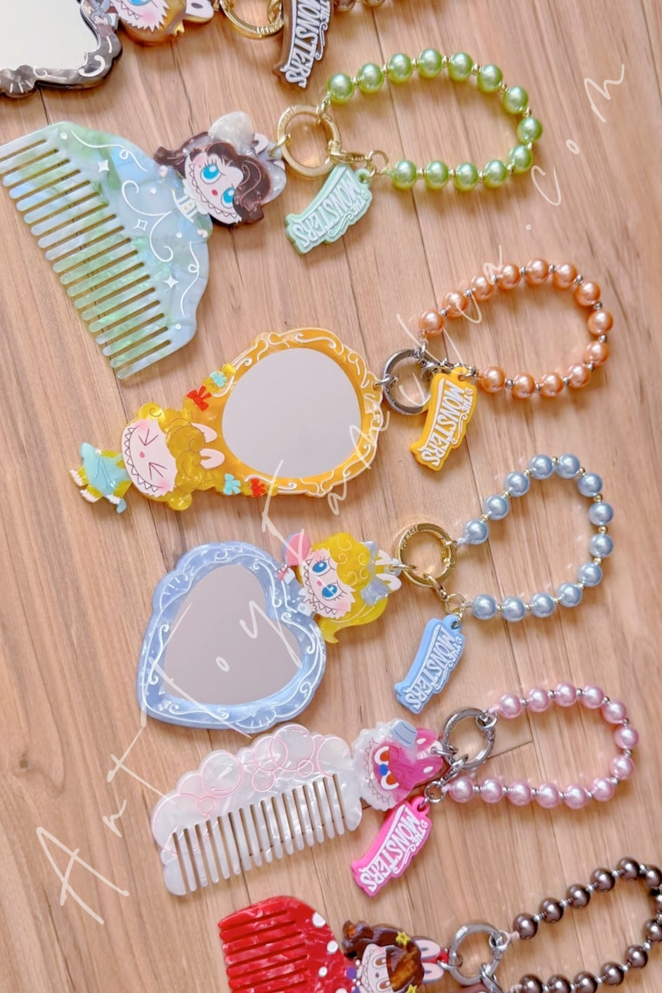 Popmart The Monsters Labubu Hair Salon Series Pendant Sealed Fullset
