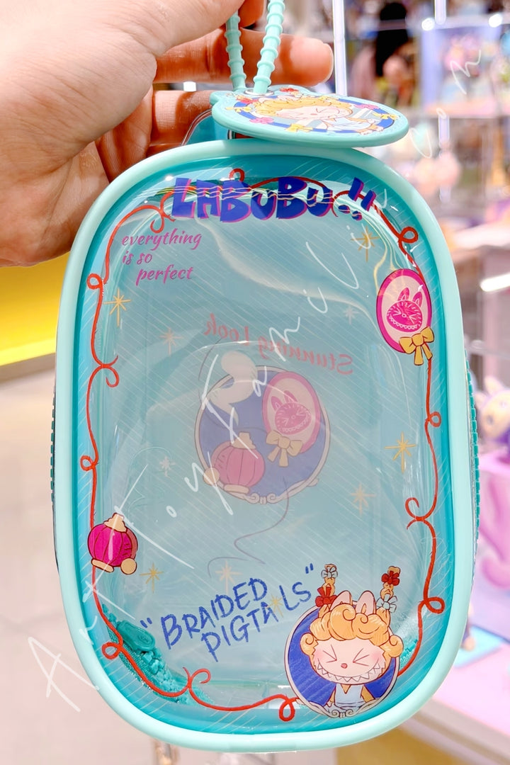 Popmart The Monsters Labubu Hair Salon Series Plush Doll Display Bag Braided Pigtails / No Dolls Only Bag