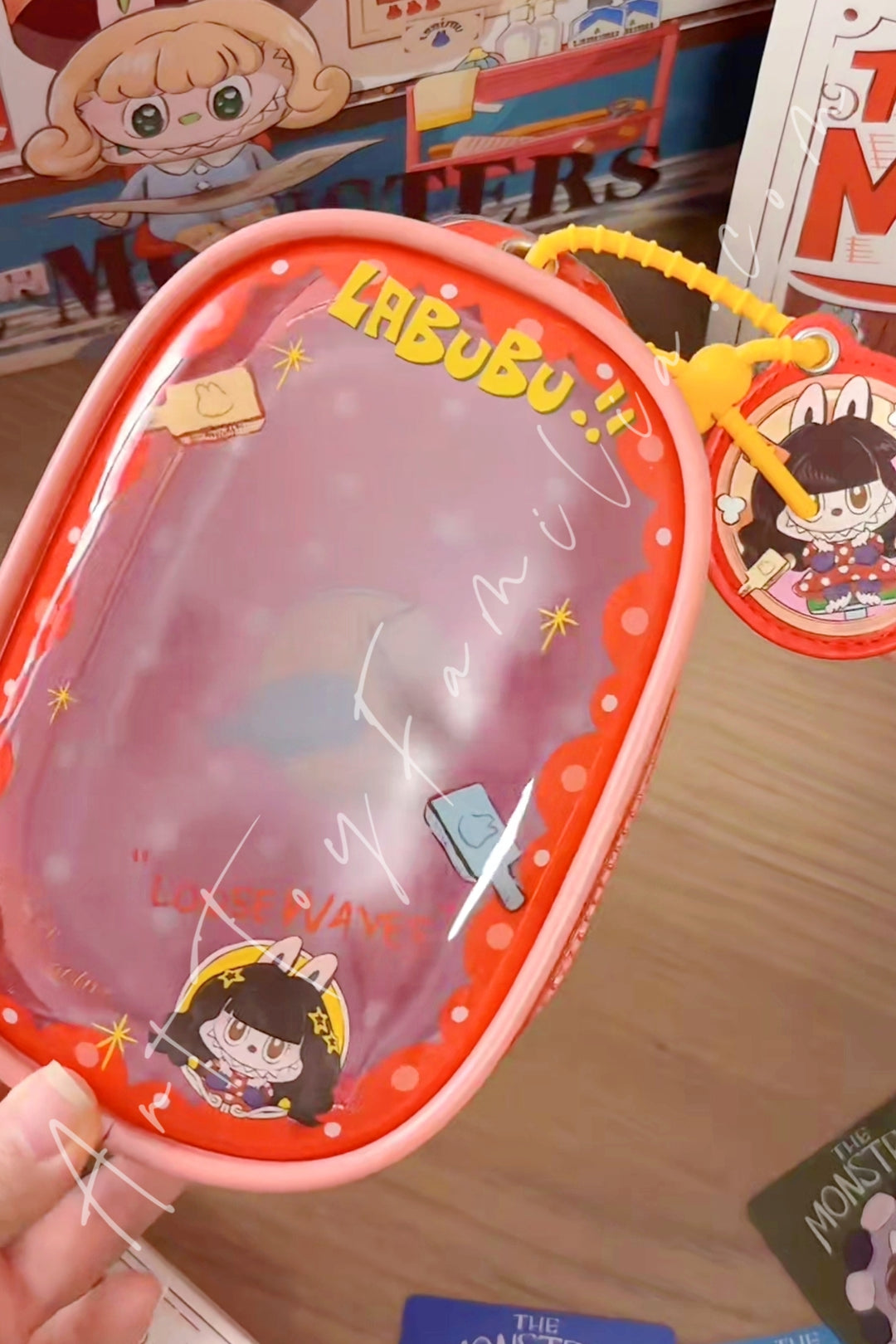 Popmart The Monsters Labubu Hair Salon Series Plush Doll Display Bag Loose Waves / No Dolls Only Bag