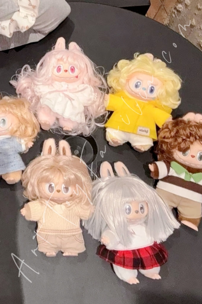 Popmart The Monsters Labubu Hair Salon Series Vinyl Plush Pendant 6 Confirmed Figures