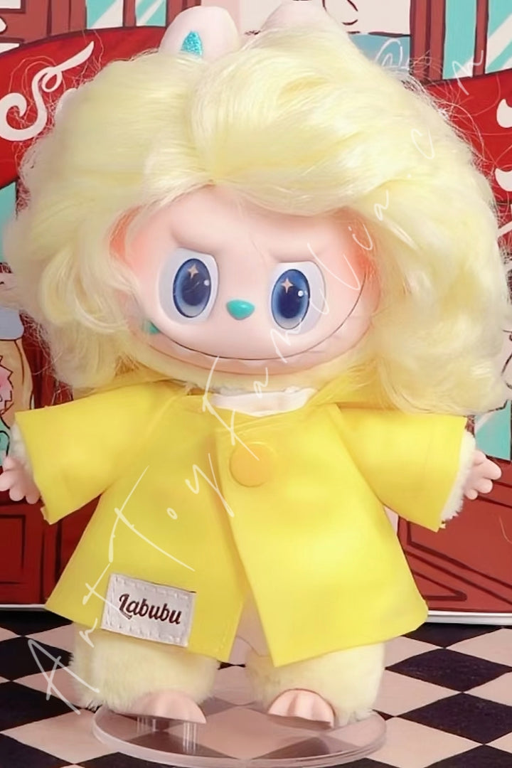Popmart The Monsters Labubu Hair Salon Series Vinyl Plush Pendant After Rain