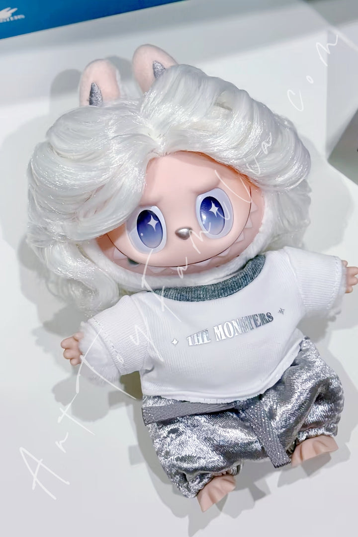 Popmart The Monsters Labubu Hair Salon Series Vinyl Plush Pendant Hazy Noise(Secret)