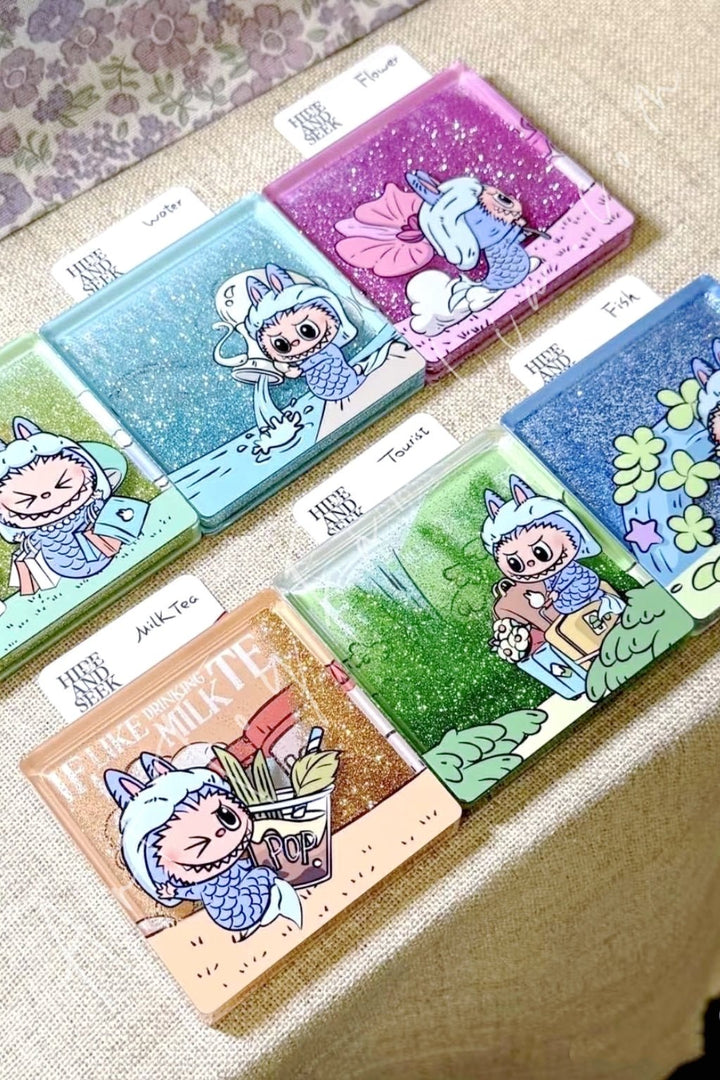 POP MART - The Monsters Labubu Hide And Seek Series Fridge Magnet - 新加坡限定冰箱贴 6 Confirmed Figures(opened box sealed bag) - 6个确认款