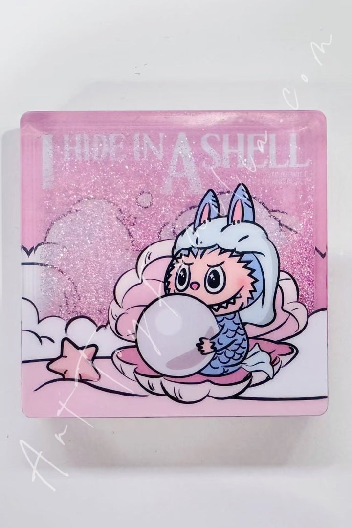 POP MART - The Monsters Labubu Hide And Seek Series Fridge Magnet - 新加坡限定冰箱贴 Shell(Secret)
