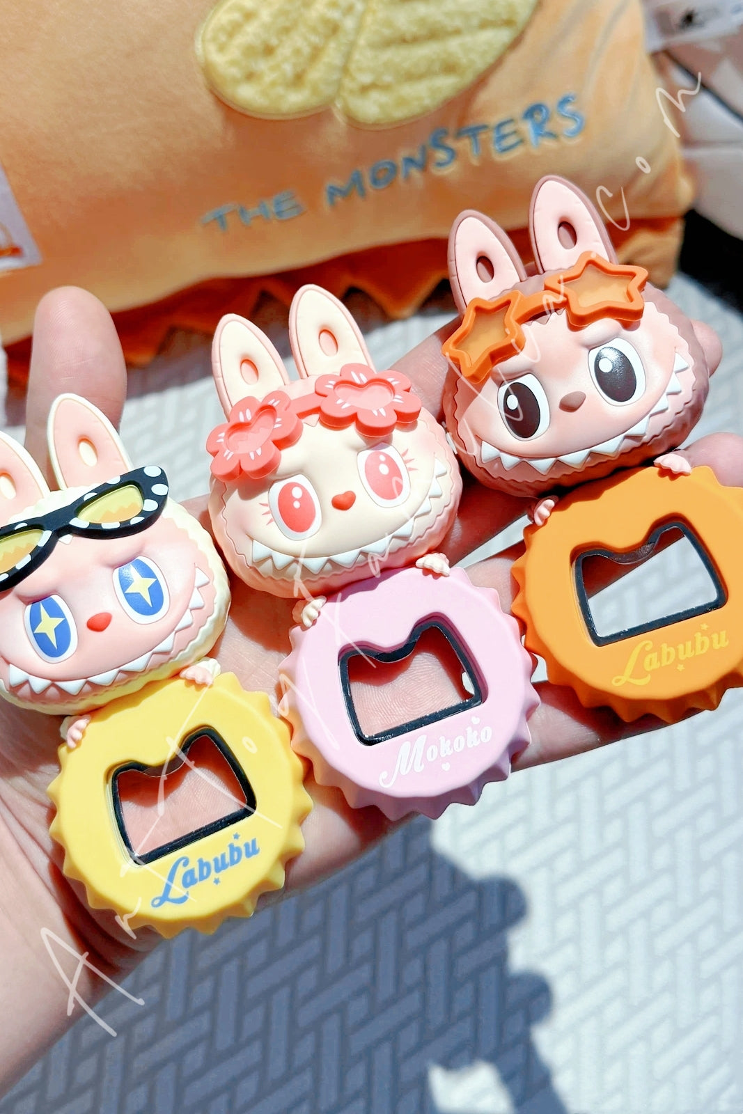 Popmart The Monsters Labubu Jump Into Summer Series Phone Charm