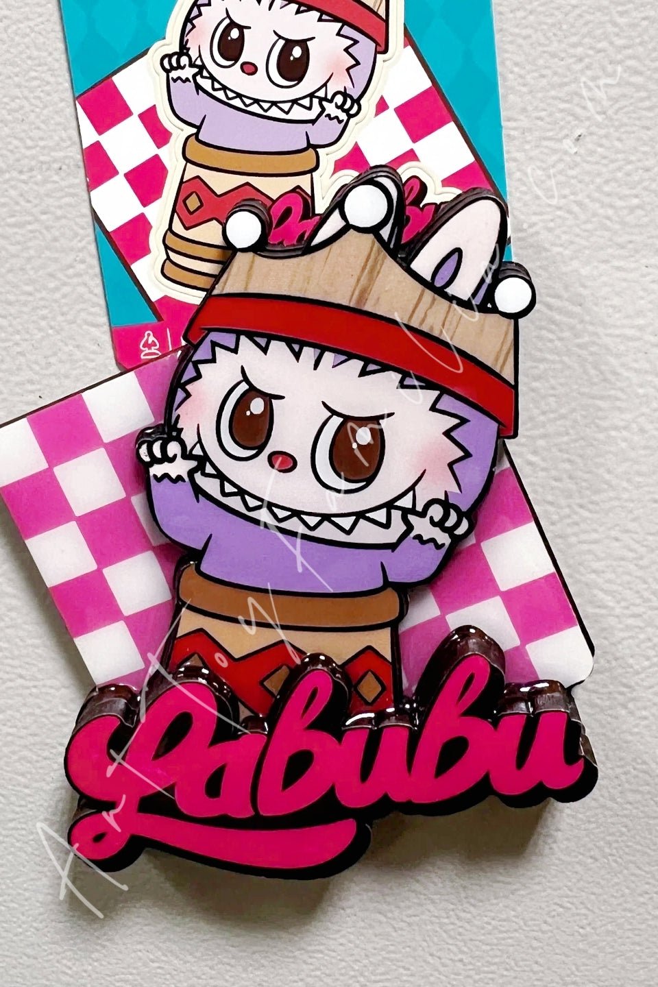 POP MART - The Monsters Labubu Let's Checkmate Sreies Fridge Magnet - 象棋大冒险系列冰箱贴 Bishop - 象