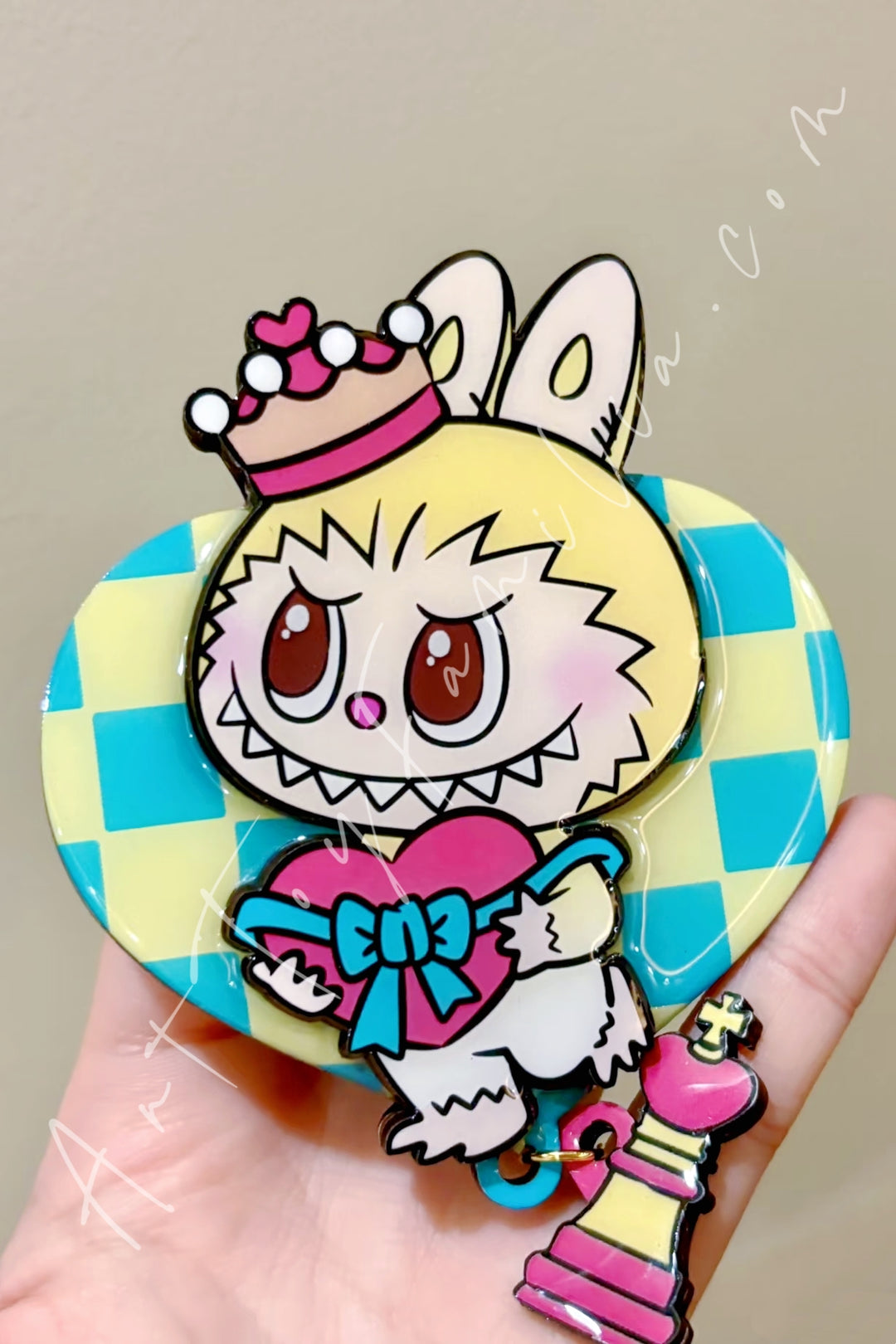 POP MART - The Monsters Labubu Let's Checkmate Sreies Fridge Magnet - 象棋大冒险系列冰箱贴 Bond(Secret) - 羁绊