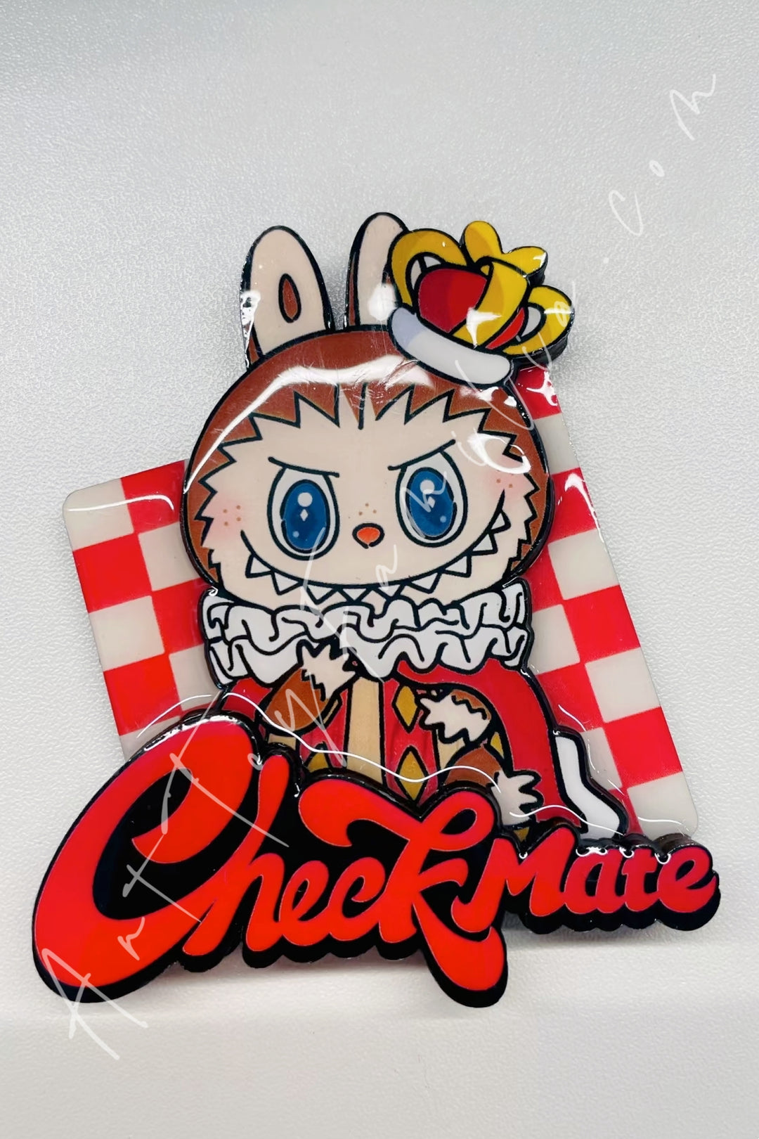 POP MART - The Monsters Labubu Let's Checkmate Sreies Fridge Magnet - 象棋大冒险系列冰箱贴 King - 王