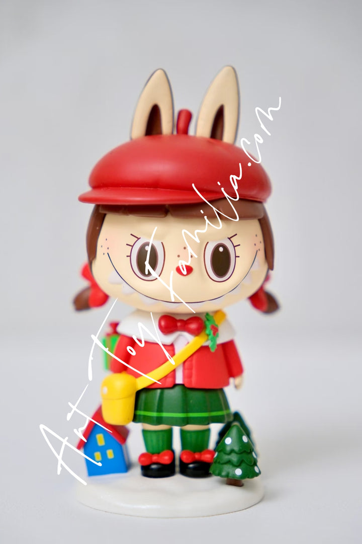 Popmart The Monsters Labubu Let's Christmas Series Christmas Girl