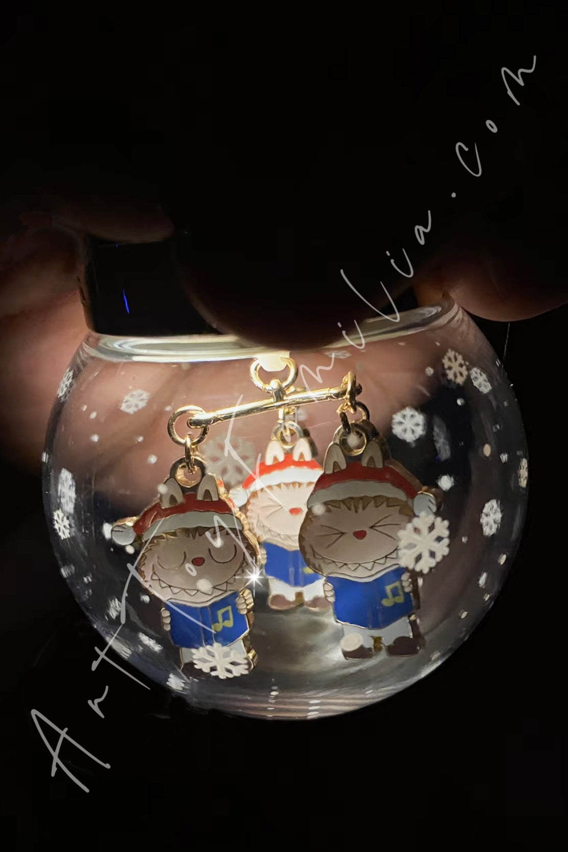 POPMART LABUBU LET’S CHRISTMAS PENDANT The Monsters Labubu Let's Christmas Series Pendant - 一起圣诞系列