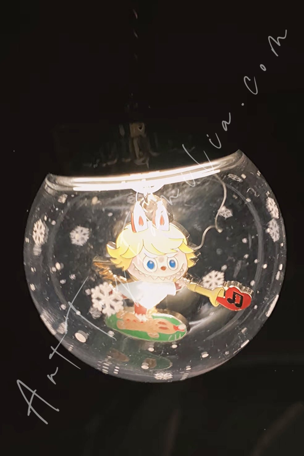 POP MART - The Monsters Labubu Let's Christmas Series Pendant - 一起圣诞系列挂件 Christmas Angel - 圣诞天使