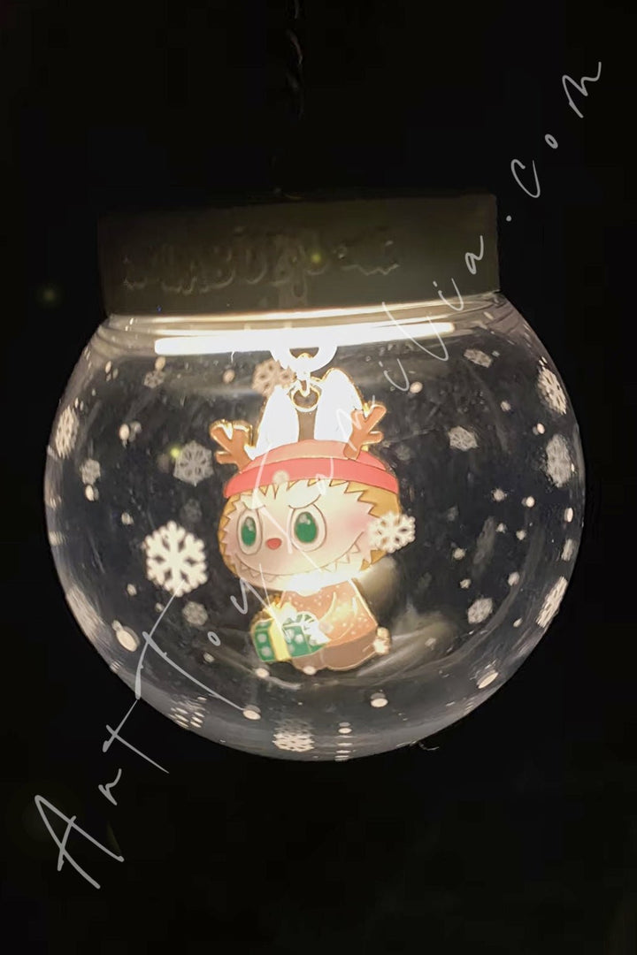 POP MART - The Monsters Labubu Let's Christmas Series Pendant - 一起圣诞系列挂件 Fireplace - 壁炉
