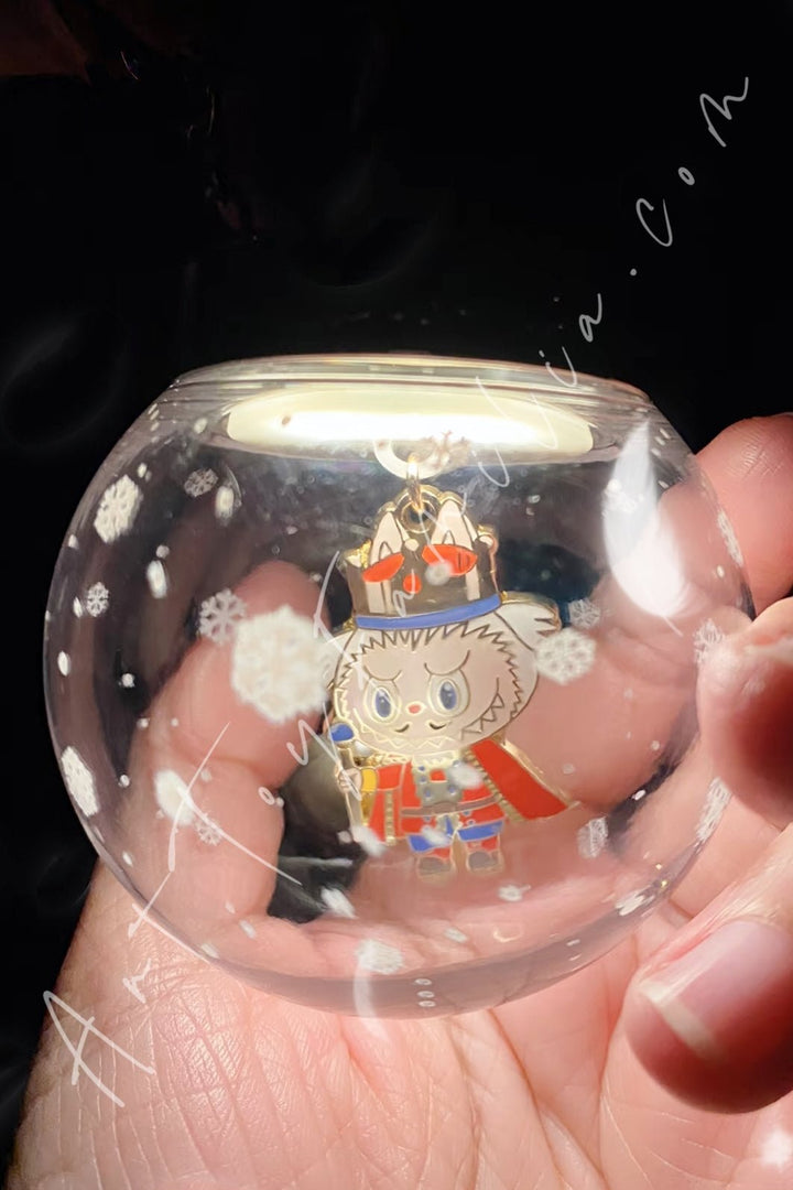 POP MART - The Monsters Labubu Let's Christmas Series Pendant - 一起圣诞系列挂件 King - 国王
