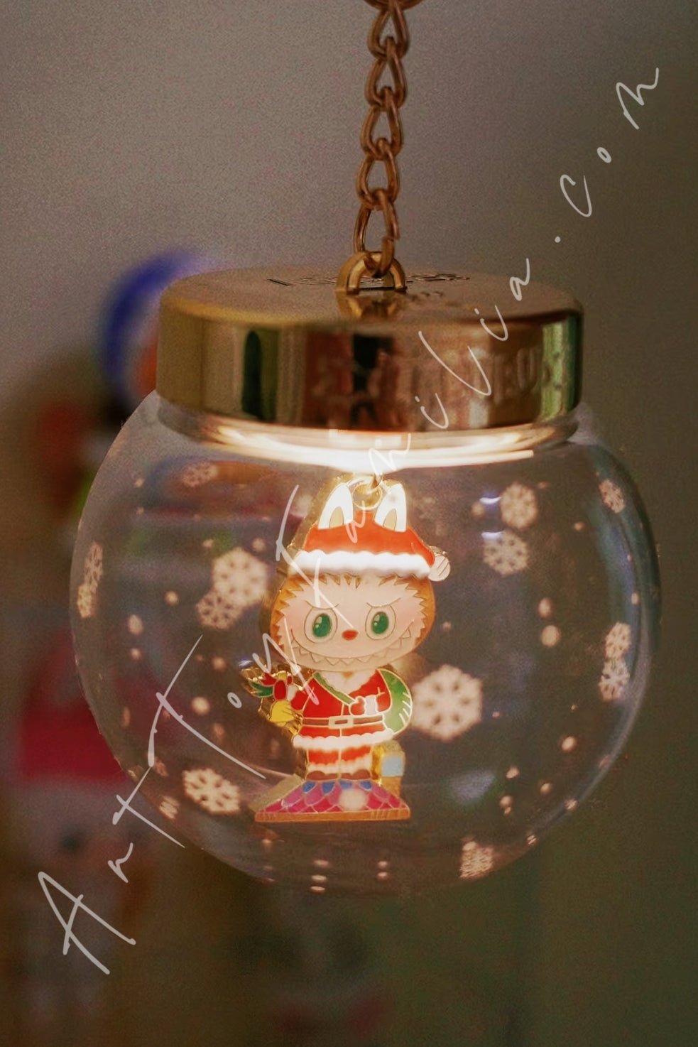 POP MART - The Monsters Labubu Let's Christmas Series Pendant - 一起圣诞系列挂件 Santa - 圣诞老人