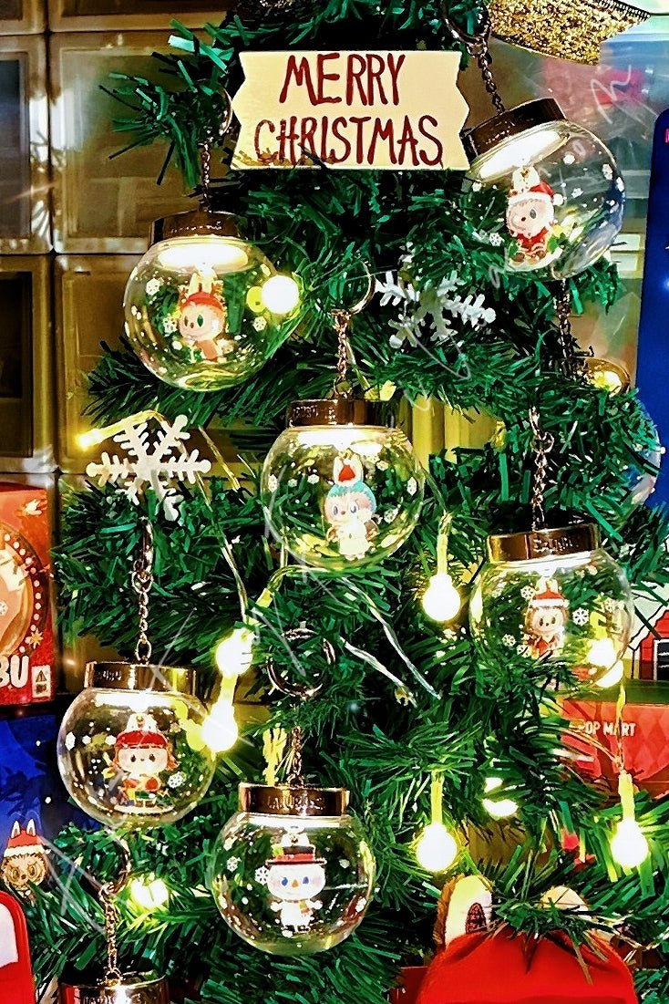 POP MART - The Monsters Labubu Let's Christmas Series Pendant - 一起圣诞系列挂件 9 Confirmed Figures(opened box sealed bag) - 9个确认款