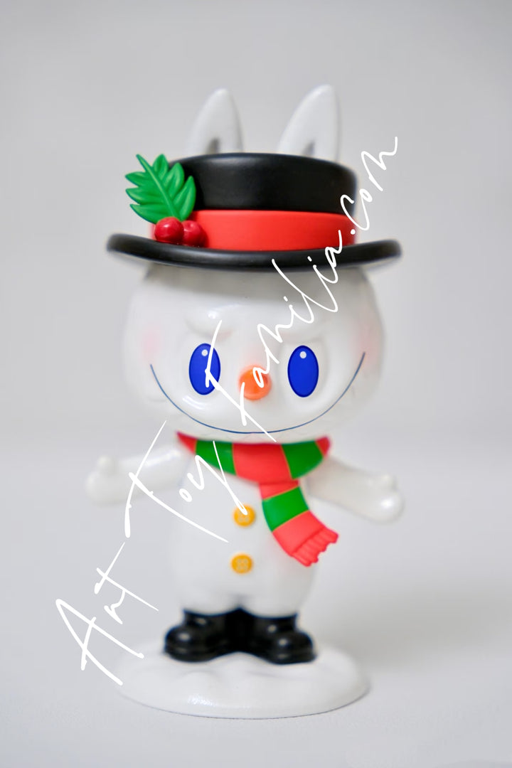Popmart The Monsters Labubu Let's Christmas Series Snowman