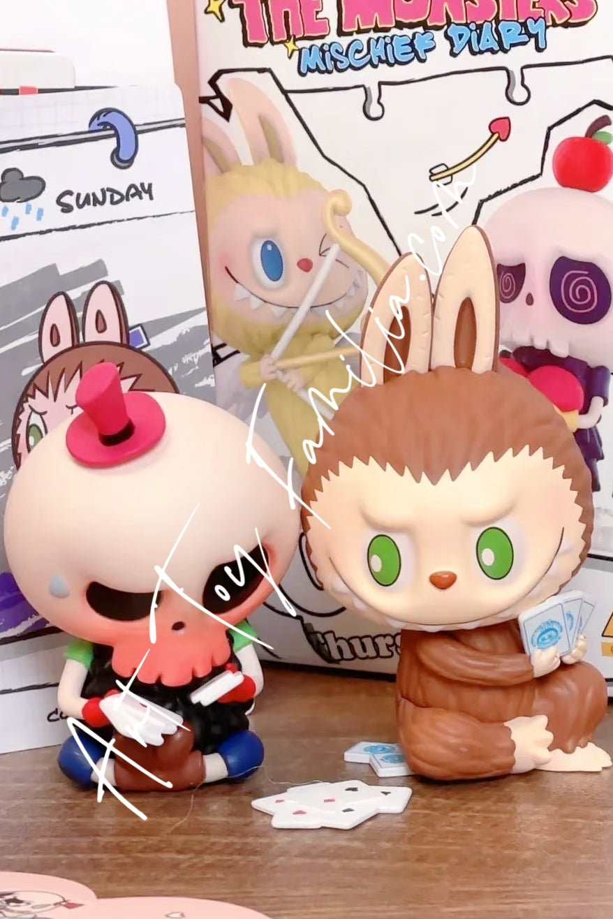 Popmart The Monsters Labubu Mischief Diary Series Cozy Sunday