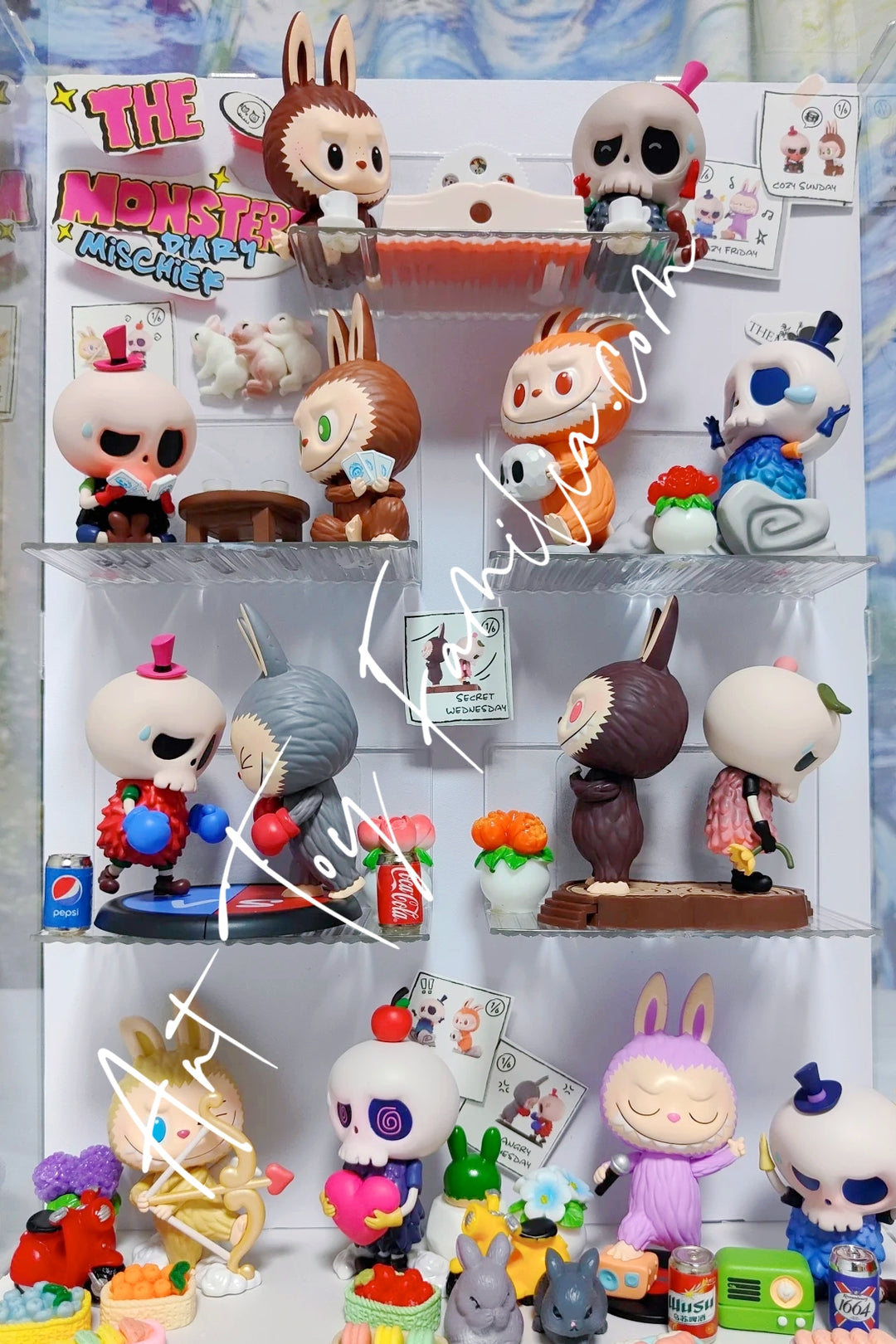 Popmart The Monsters Labubu Mischief Diary Series Fullset