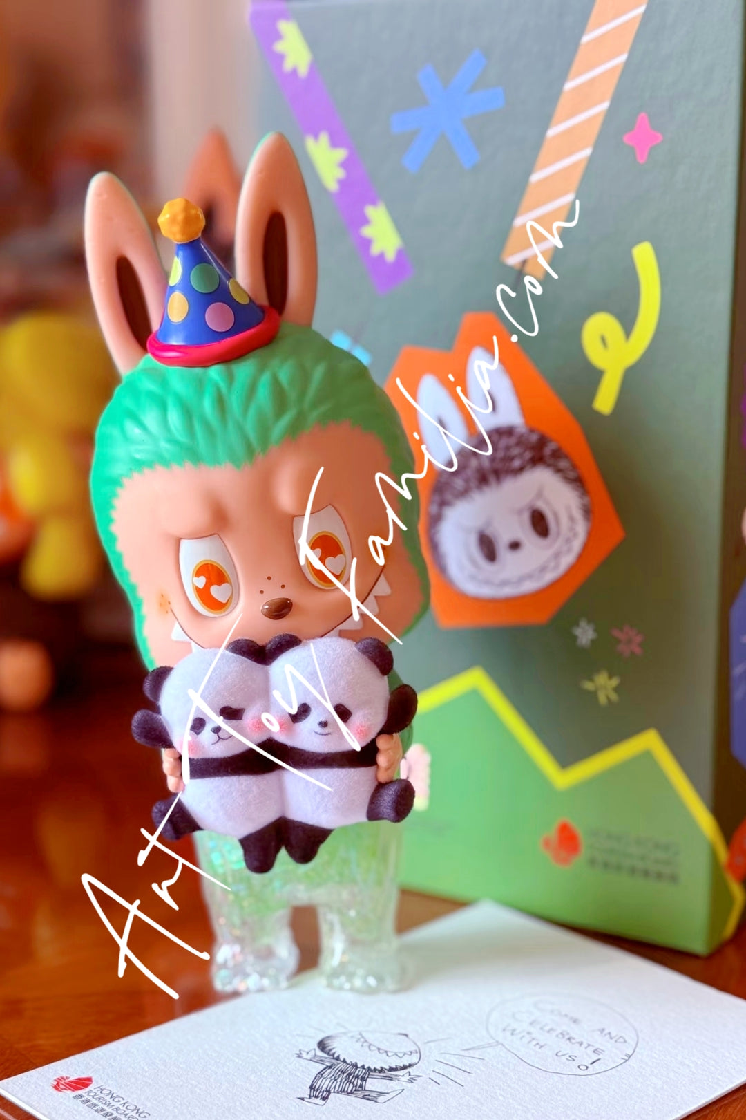 Popmart The Monsters Labubu × Panda Twins