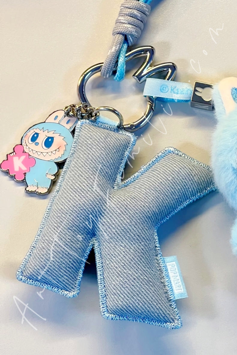 Popmart The Monsters Labubu Pin For Love Series Letter Pendant K