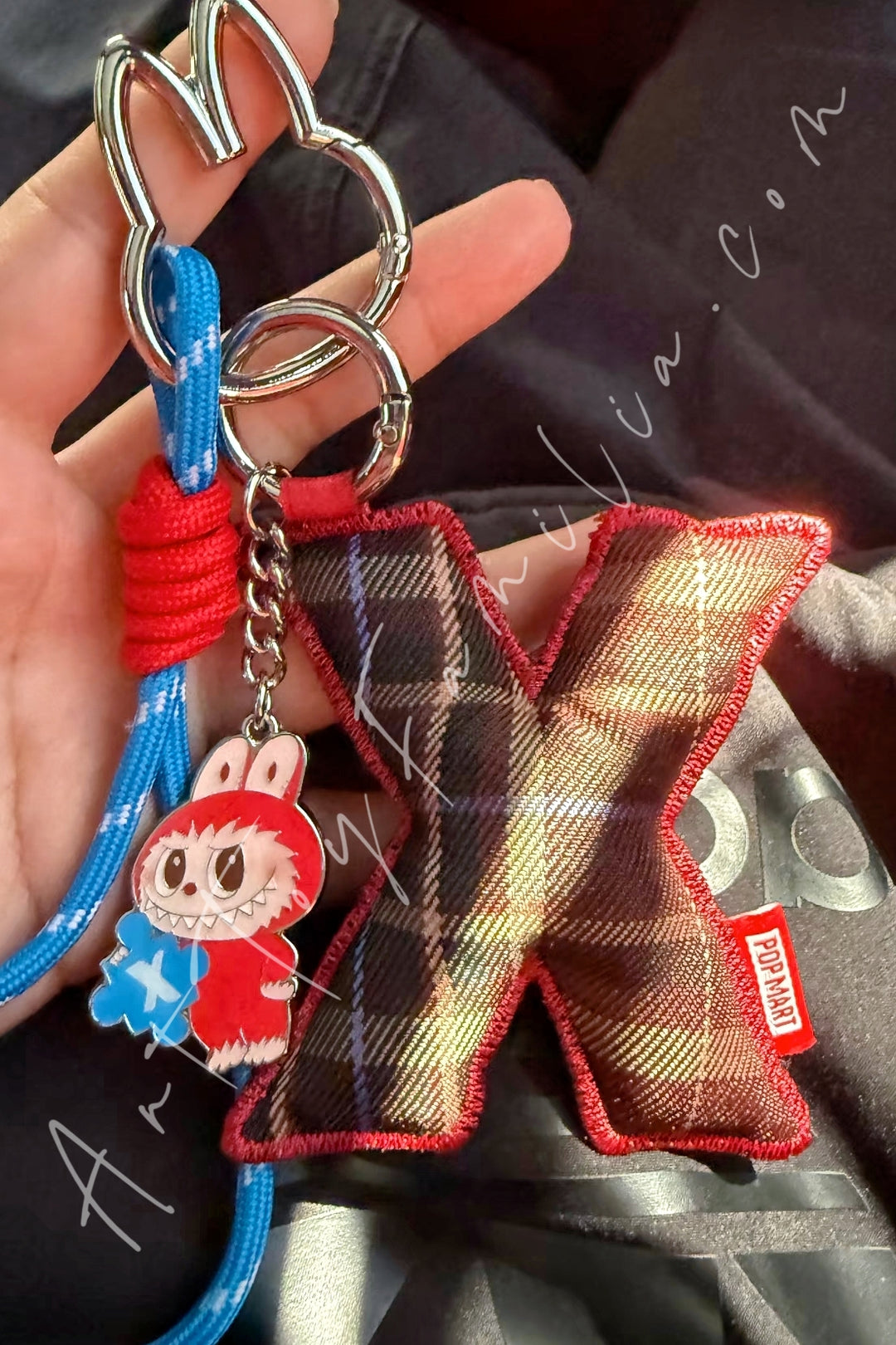 Popmart The Monsters Labubu Pin For Love Series Letter Pendant X