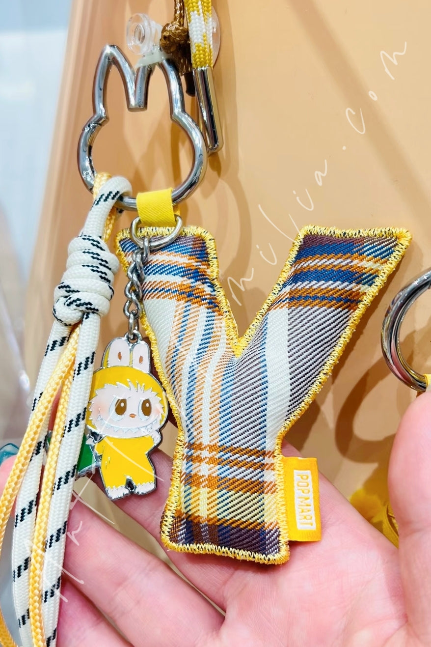 Popmart The Monsters Labubu Pin For Love Series Letter Pendant Y