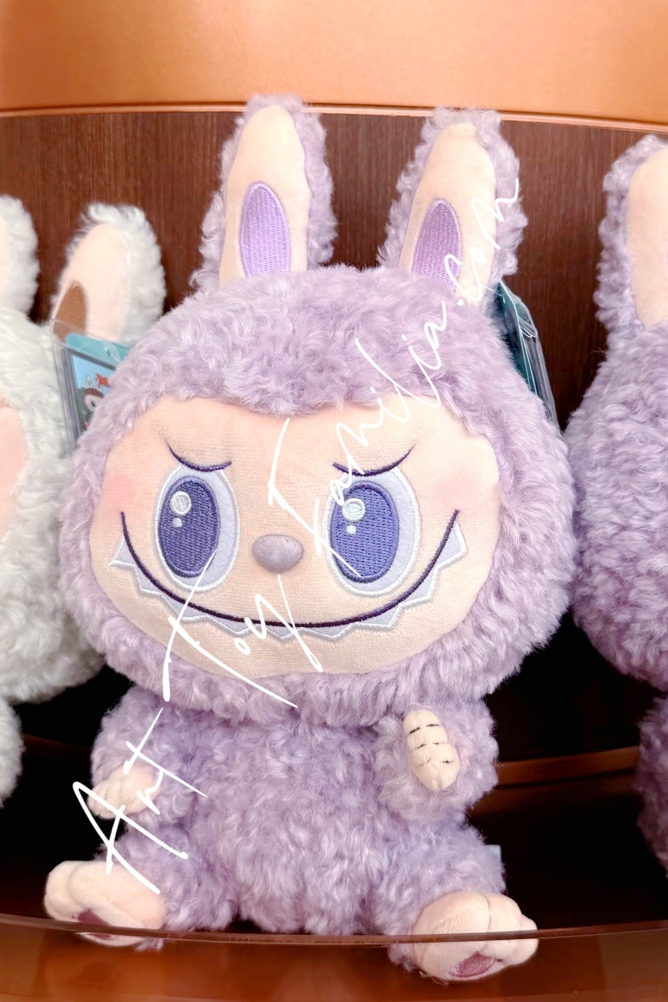Popmart The Monsters Labubu Pop Land Plush Doll Purple
