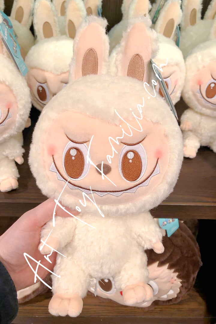 Popmart The Monsters Labubu Pop Land Plush Doll White