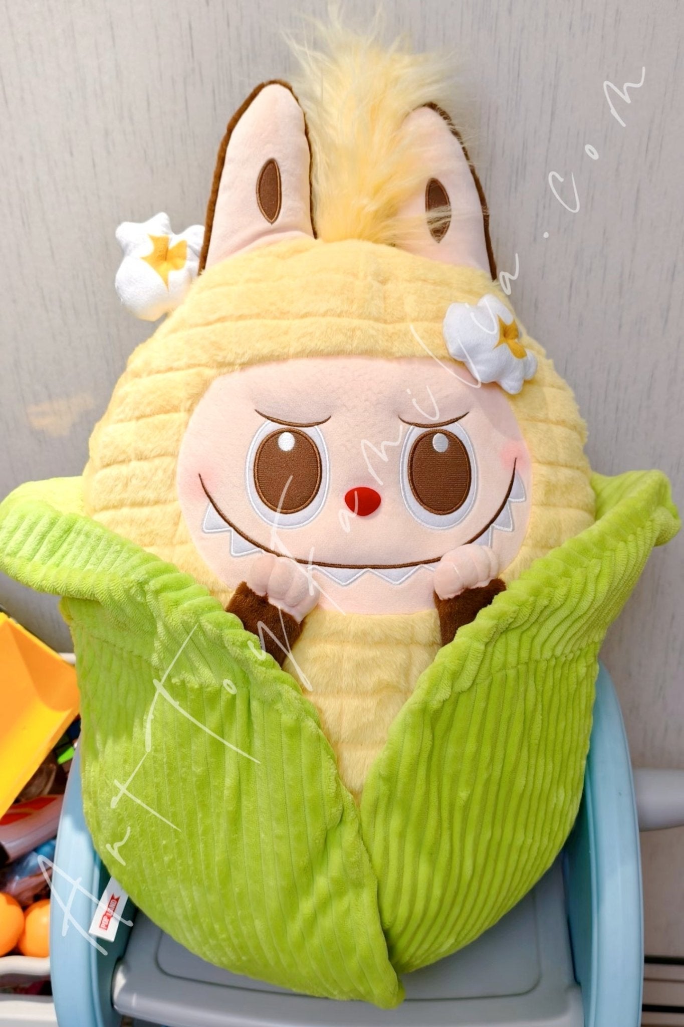 POP MART The Monsters Labubu Wacky Mart Series Corn Pillow – Art