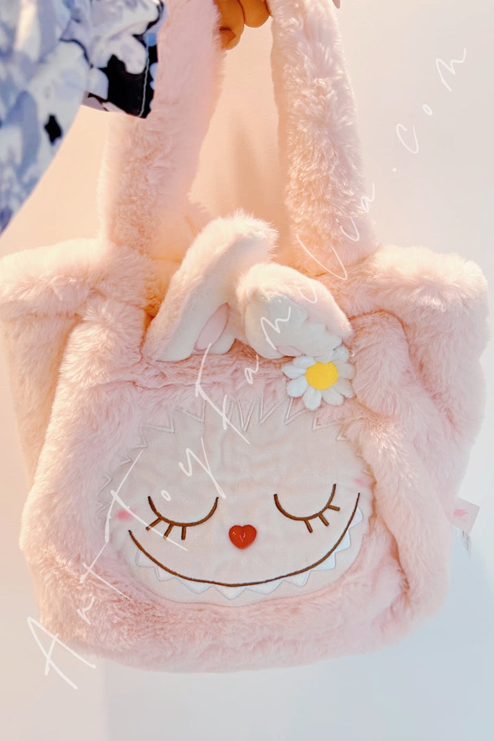 POP MART - The Monsters Mokoko Sweet Heart Series Plush Double - sided Bag - Mokoko甜心系列毛绒翻翻包