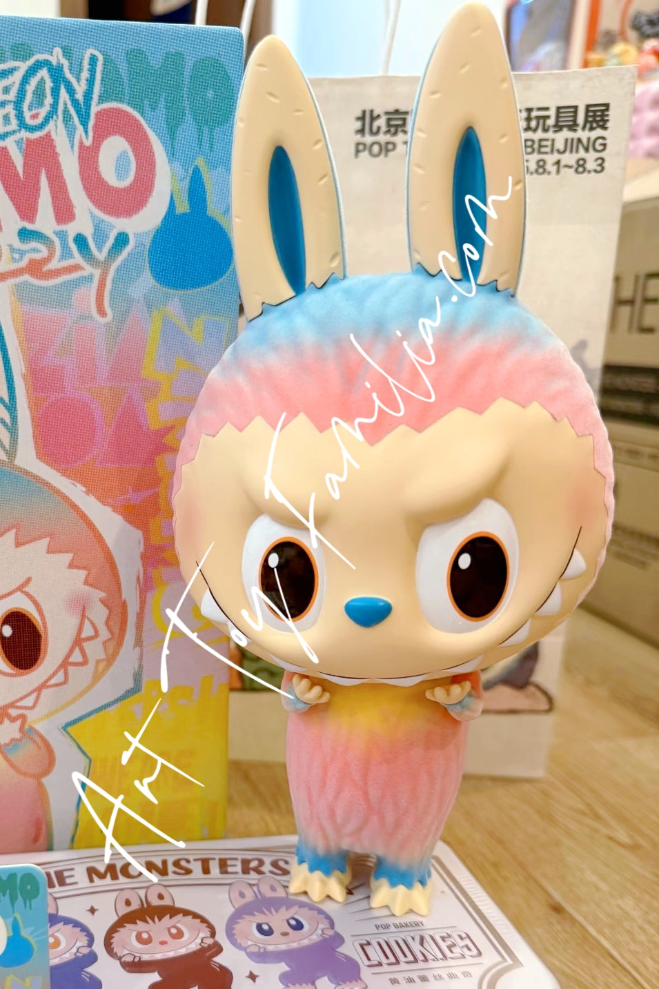 Popmart The Monsters Zimomo Fuzzy-Neon Regular Ver.