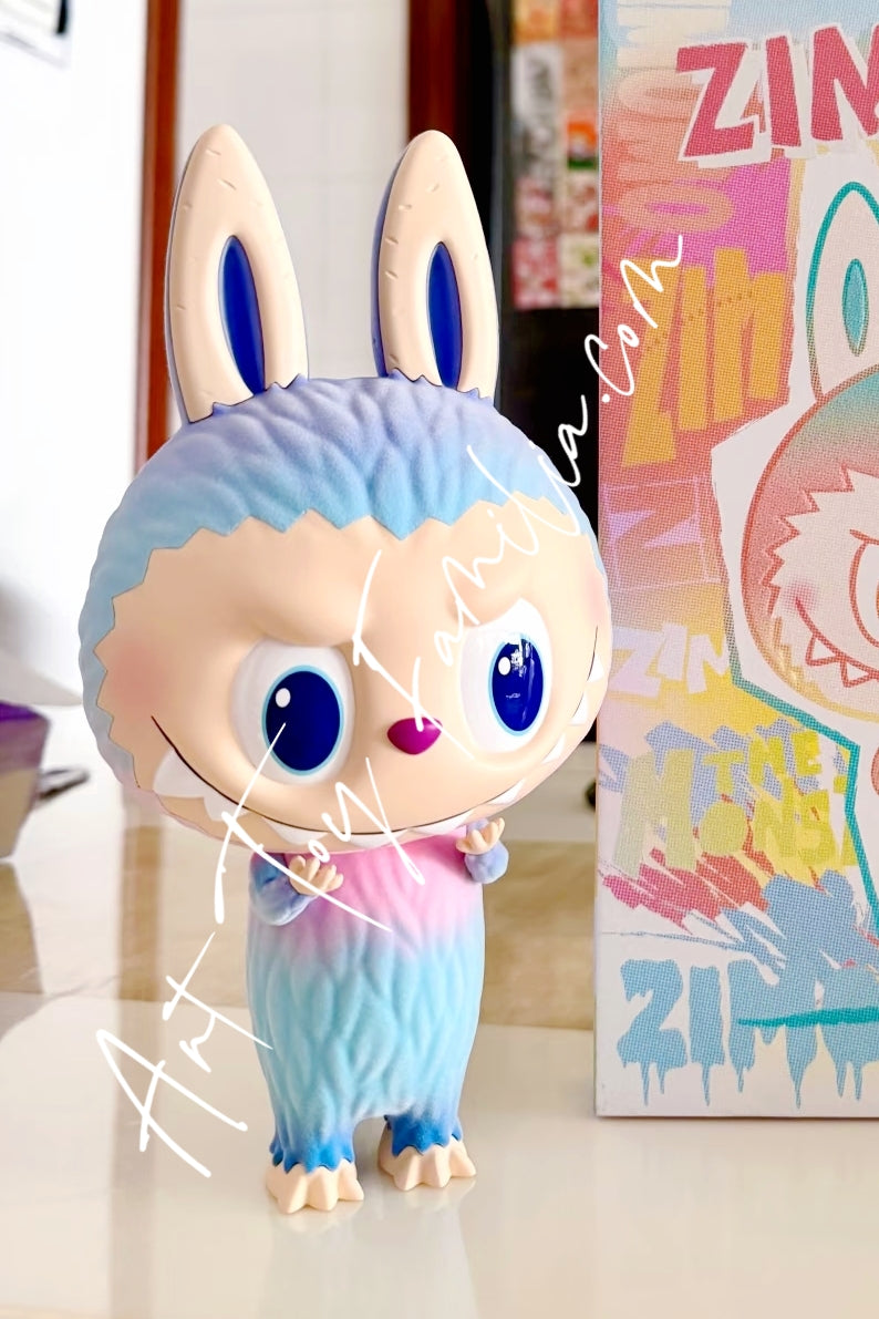 Popmart The Monsters Zimomo Fuzzy-Neon Secret Ver.