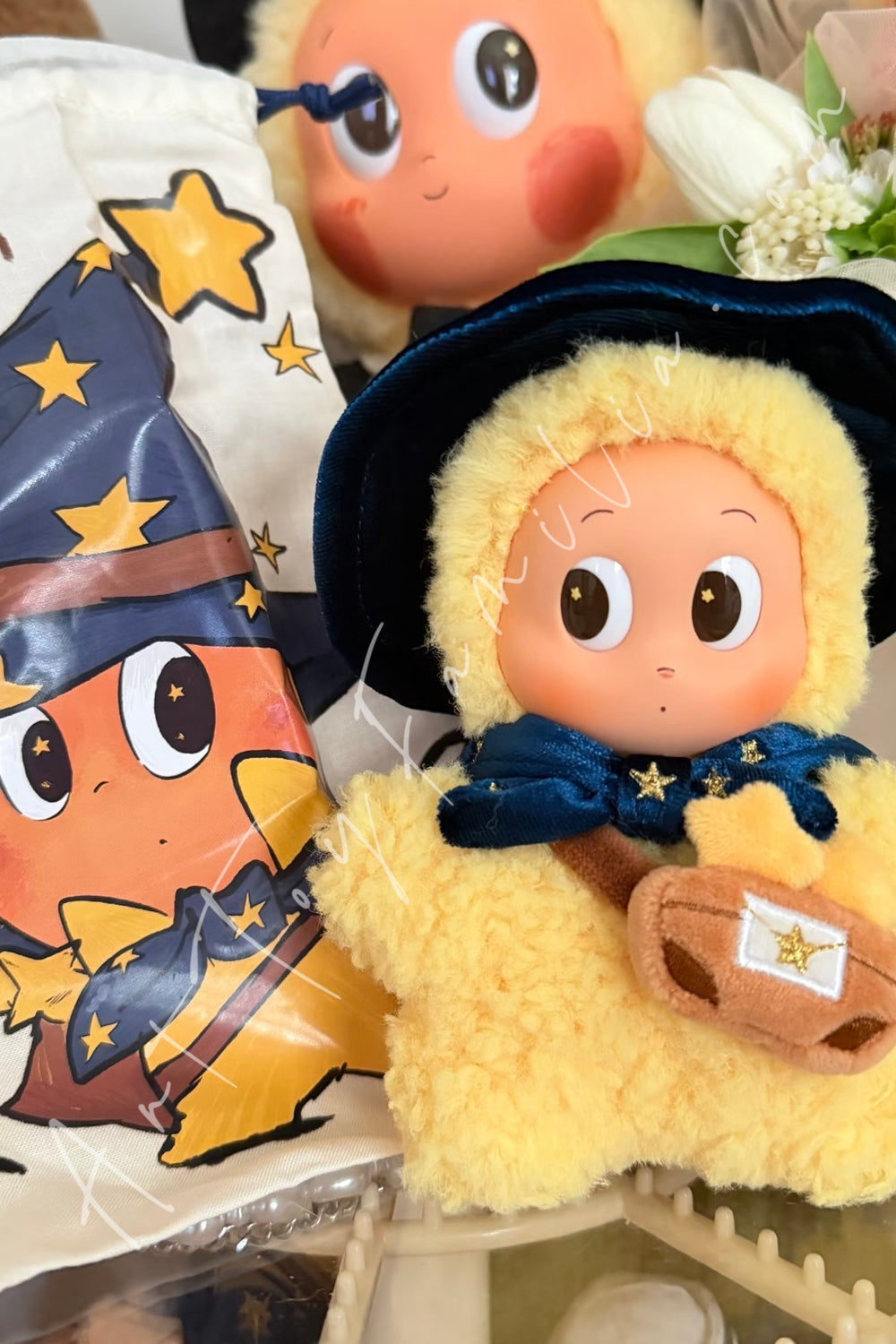 Popmart Twinkle Twinkle Classic Series Messenger Star Vinyl Plush Pendant Hanging Card