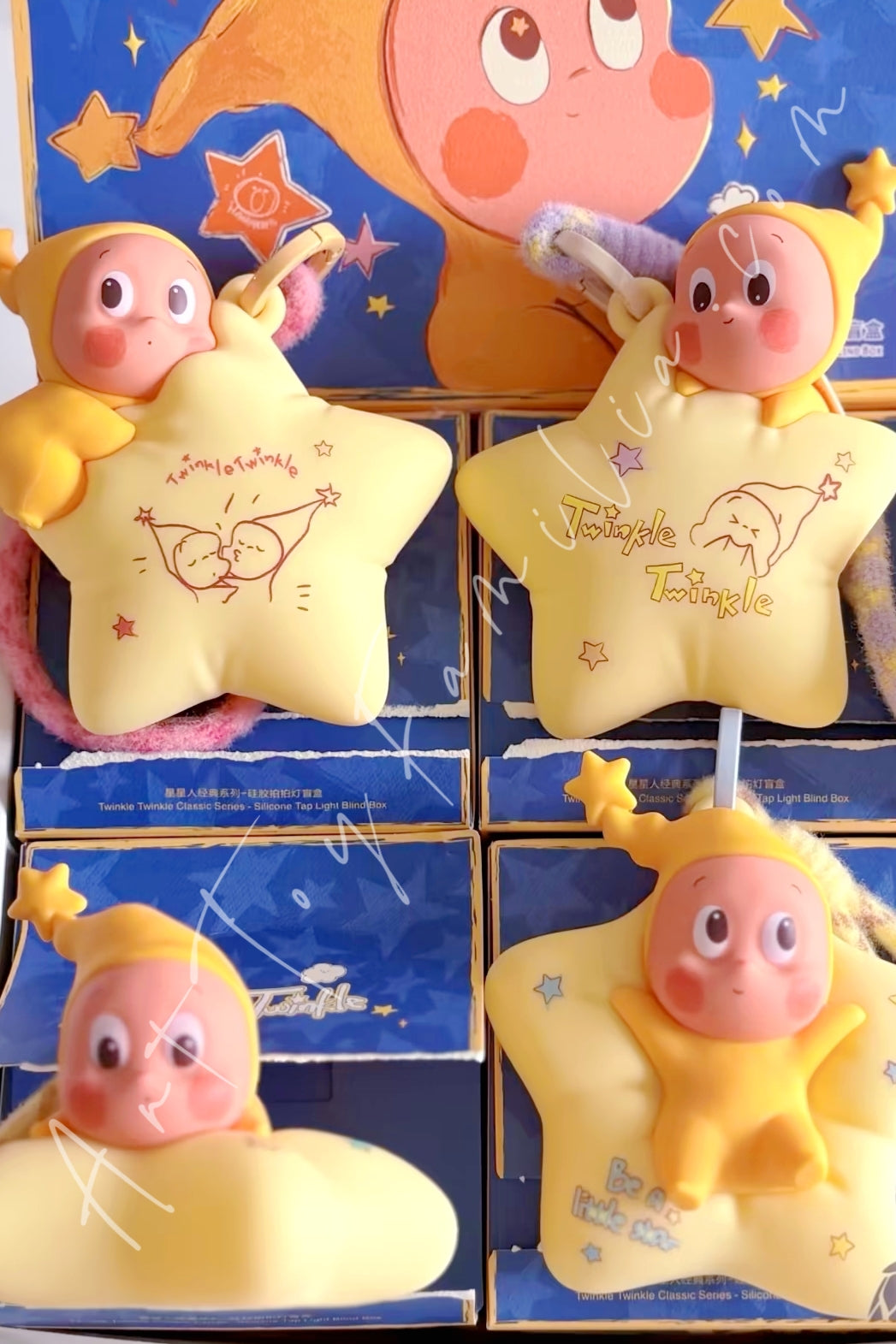 Popmart Twinkle Twinkle Classic Series Silicone Soft Light Tap Lamp Blind Box Sealed Full Set