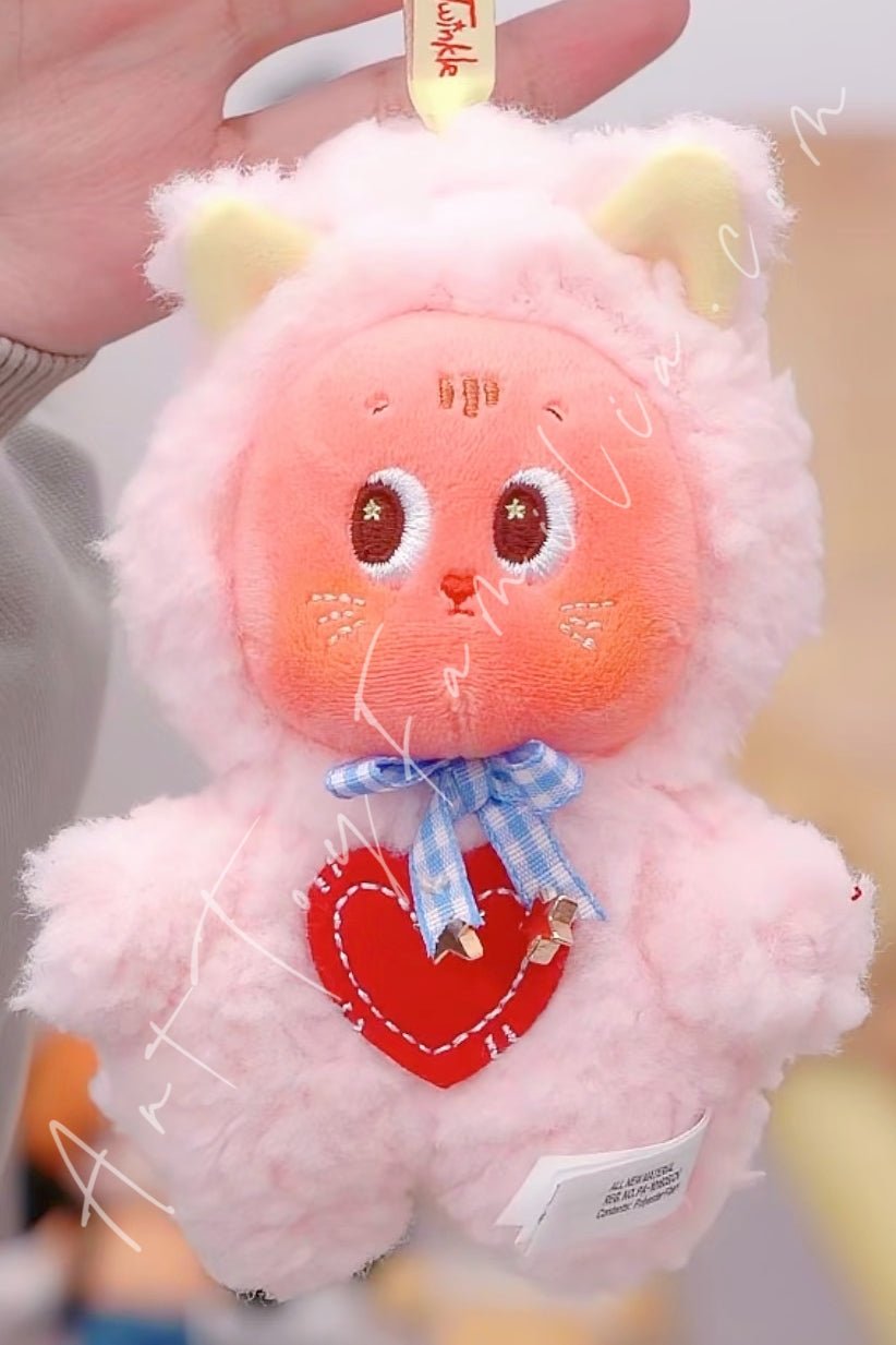 POP MART - Twinkle Twinkle Crush On You Series Plush Pendant - 怦然星动系列毛绒挂件 Cat Lover - 猫猫恋人