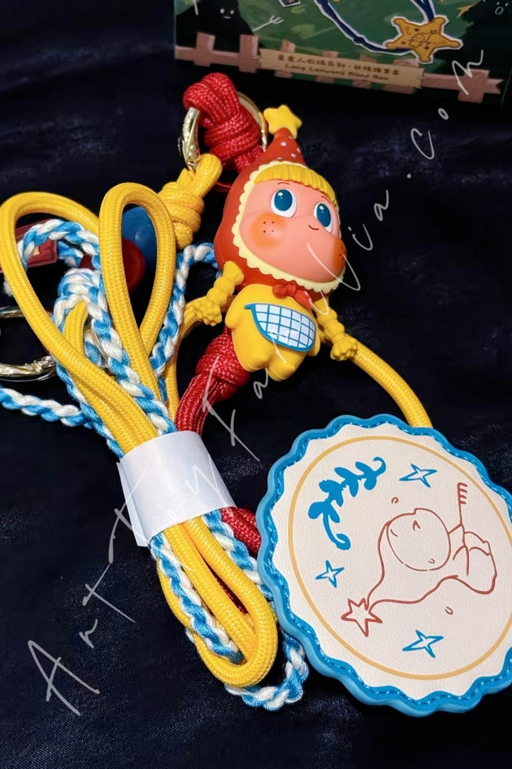 Popmart Twinkle Twinkle Farm Tales Series Long Hanging Cord Necklace Blind Box Fearless Pumpkin