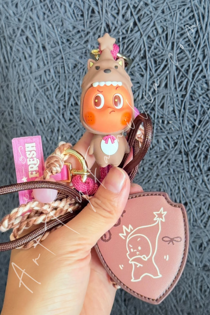 Popmart Twinkle Twinkle Farm Tales Series Long Hanging Cord Necklace Blind Box Loyal Wolf