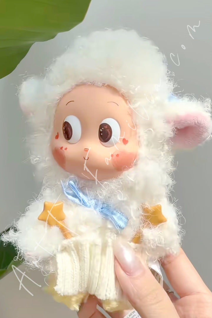 Popmart Twinkle Twinkle Farm Tales Series Vinyl Plush Pendant Blind Box Warm Lamb