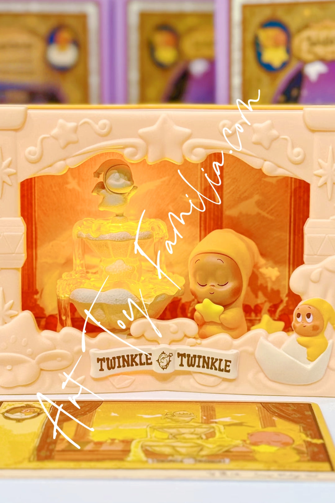 Popmart Twinkle Twinkle Light Up Series Scene Sets Starry Wishing Well	
