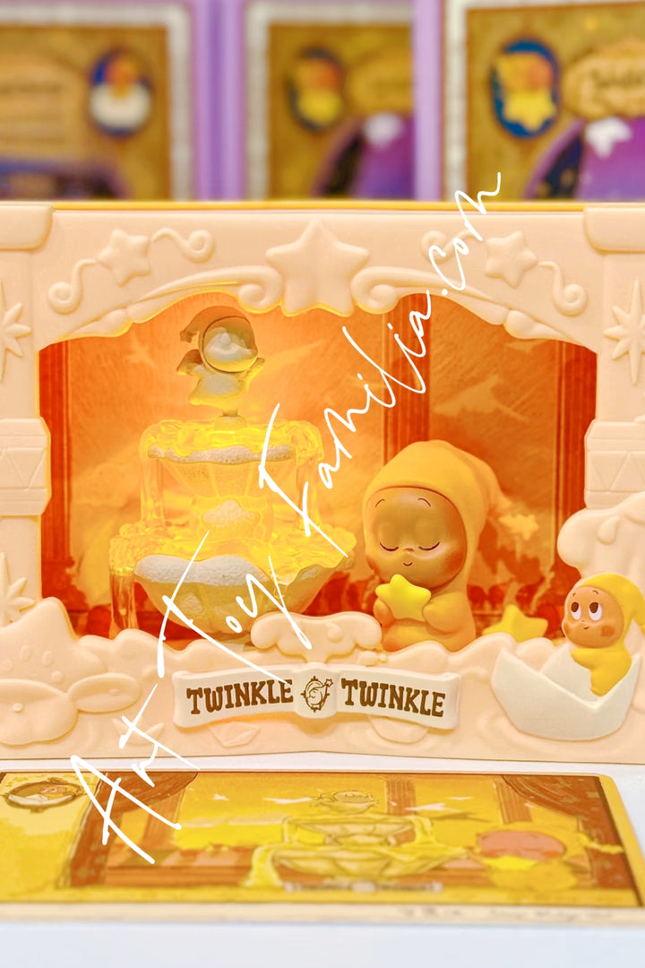 Popmart Twinkle Twinkle Light Up Series Scene Sets Starry Wishing Well	